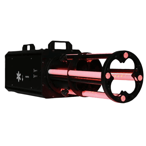 Konfetti Kanone led blaster 4-fach